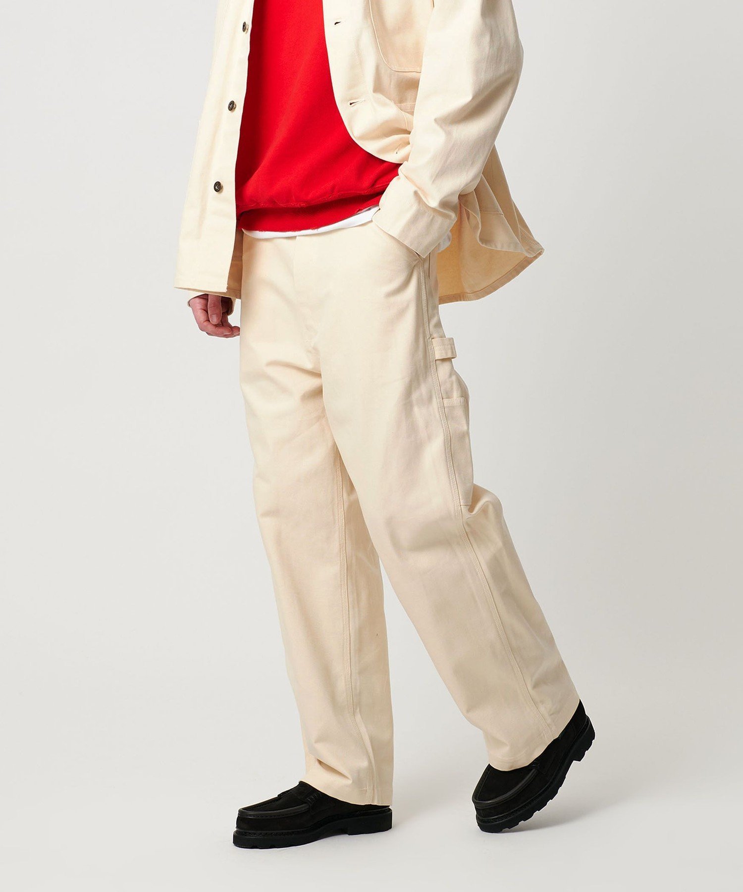 【別注】＜UNIVERSAL OVERALL＞ダック ペインター パンツ ユナイテッドアローズ アウトレット パンツ その他のパンツ ホワイト グレー