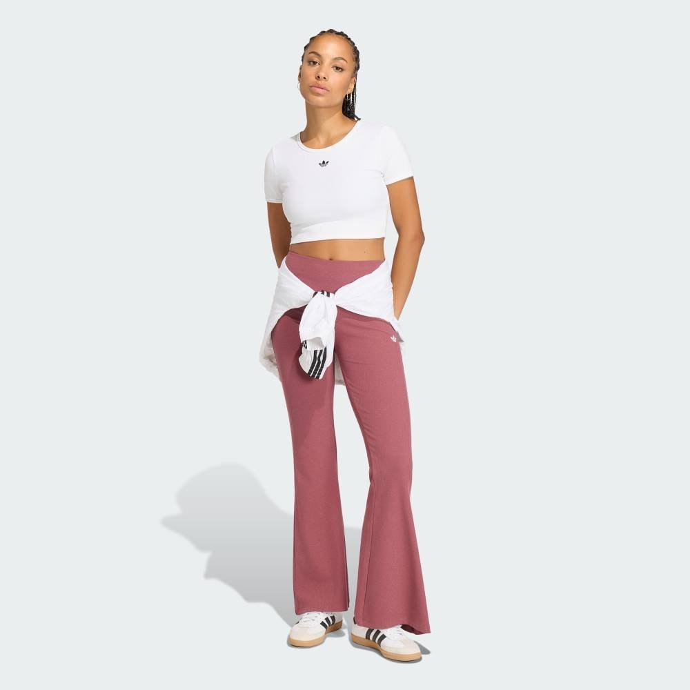 【公式】アディダス adidas 返品可 エッセンシャルリブTシャツ / ESSENTIALS RIB TEE アディダス トップス カットソー・Tシャツ ホワイト