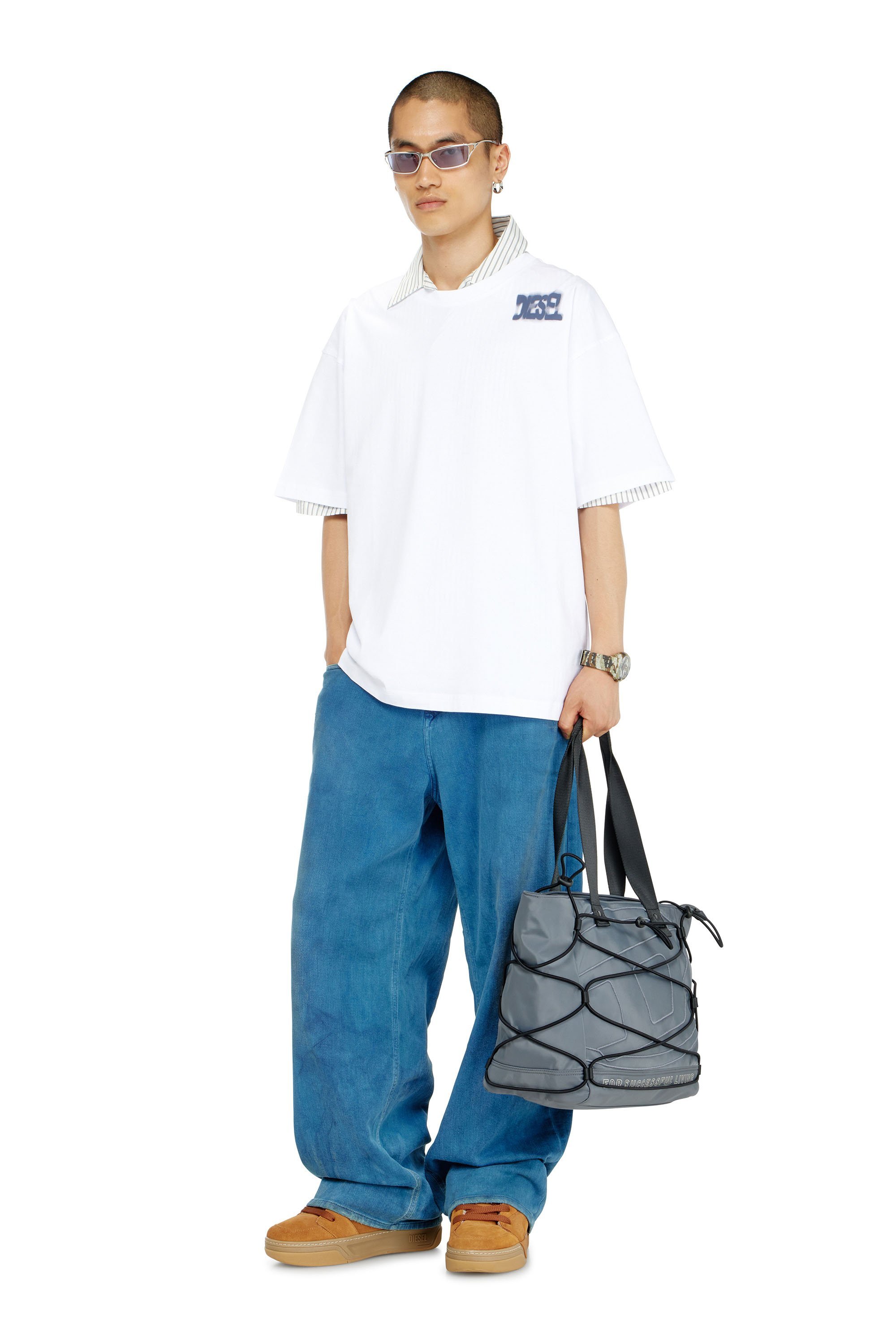 メンズ Tシャツ T-BOXT-AA19 ディーゼル トップス カットソー・Tシャツ ホワイト