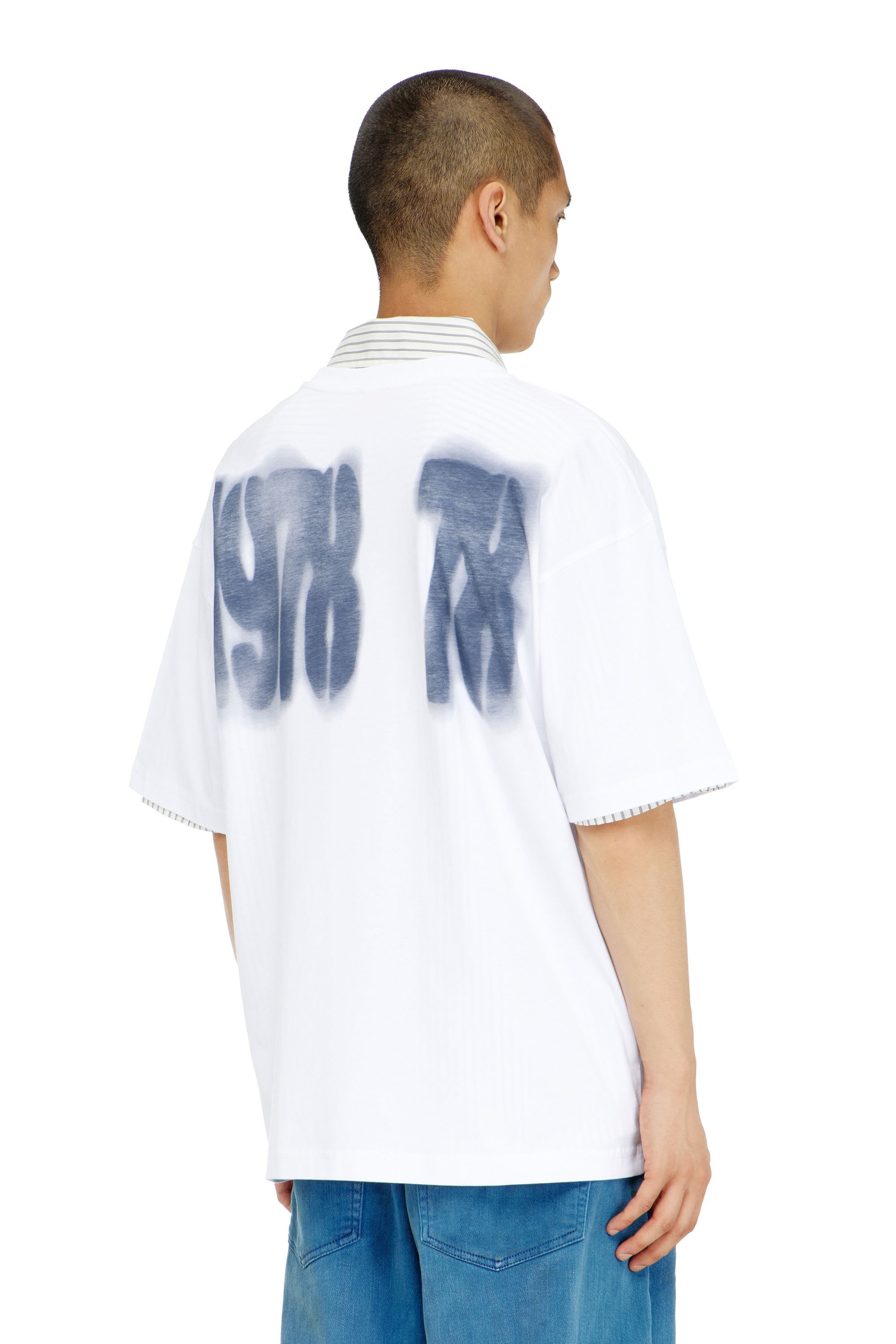 メンズ Tシャツ T-BOXT-AA19 ディーゼル トップス カットソー・Tシャツ ホワイト
