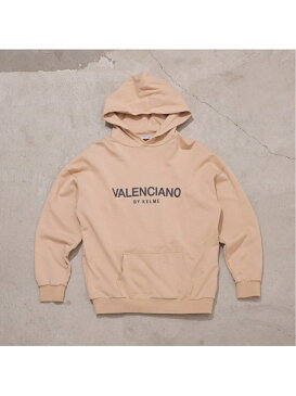 VALENCIANO BY KELME VALENCIANO by KELME LOGO HOODIE アトモスピンク カットソー パーカー ベージュ【送料無料】