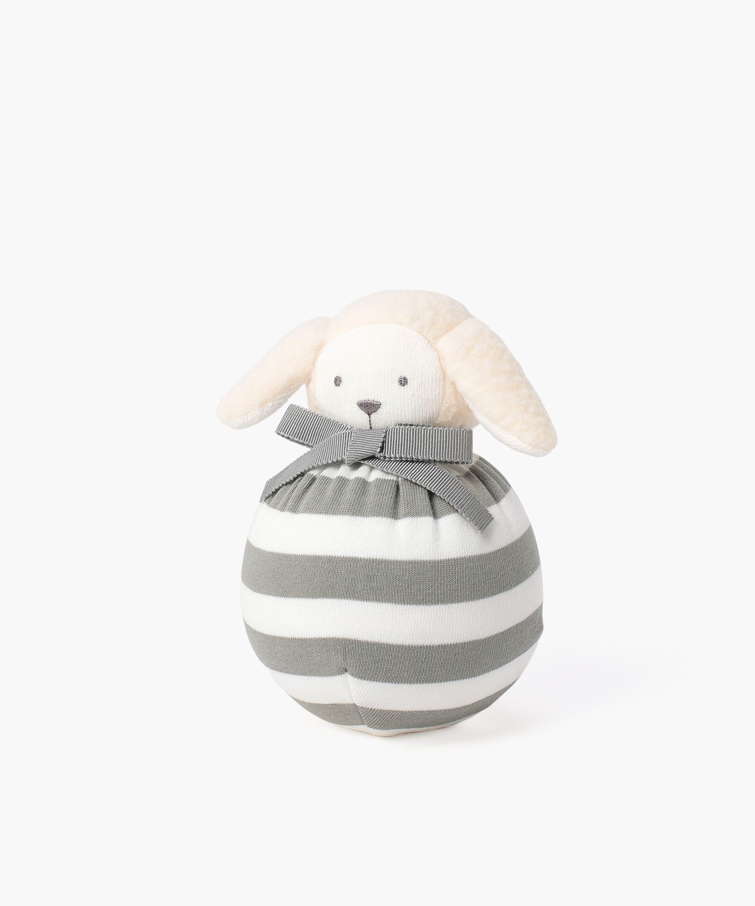 agnes b. ENFANT BI85 L HOCHET ひつじストライプボール アニエスベー マタニティウェア・ベビー用品 その他のベビーグッズ グレー【送料無料】