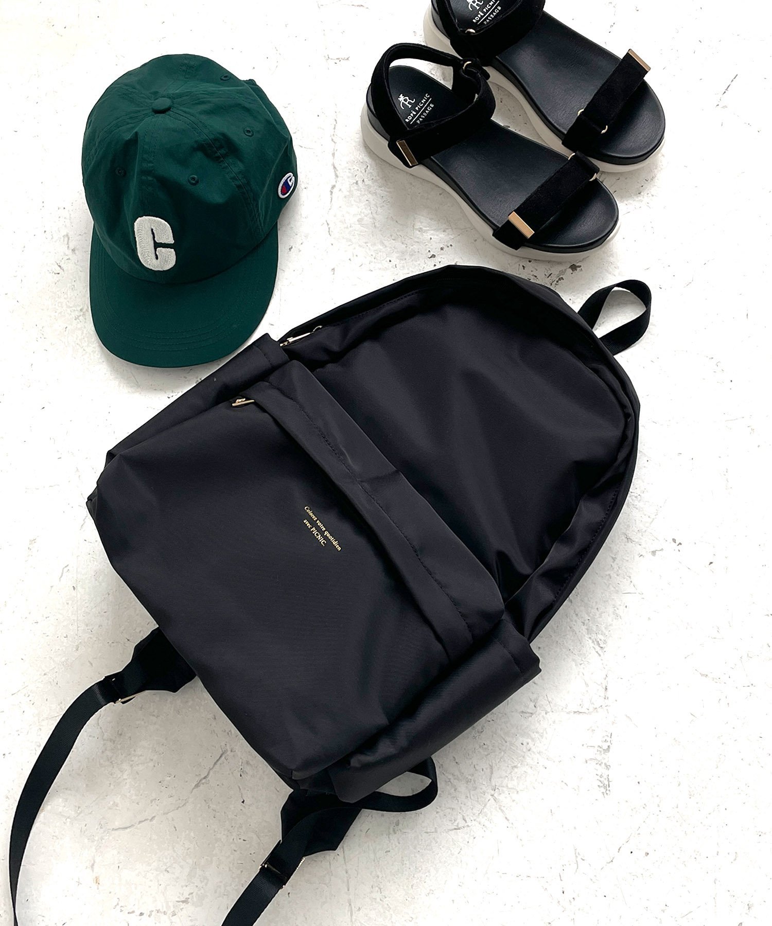 ROPE' PICNIC PASSAGE A4対応・撥水加工/リサイクルポリエステルツイルリュック ロペピクニック バッグ リュック・バックパック ブラック グレー ベージュ ブルー【送料無料】のサムネイル