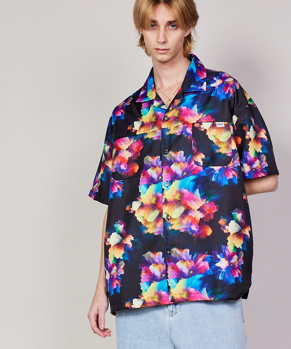 【SALE／30%OFF】rehacer Flower Tie-Dye S/S Shirt レアセル トップス シャツ・ブラウス【送料無料】のサムネイル