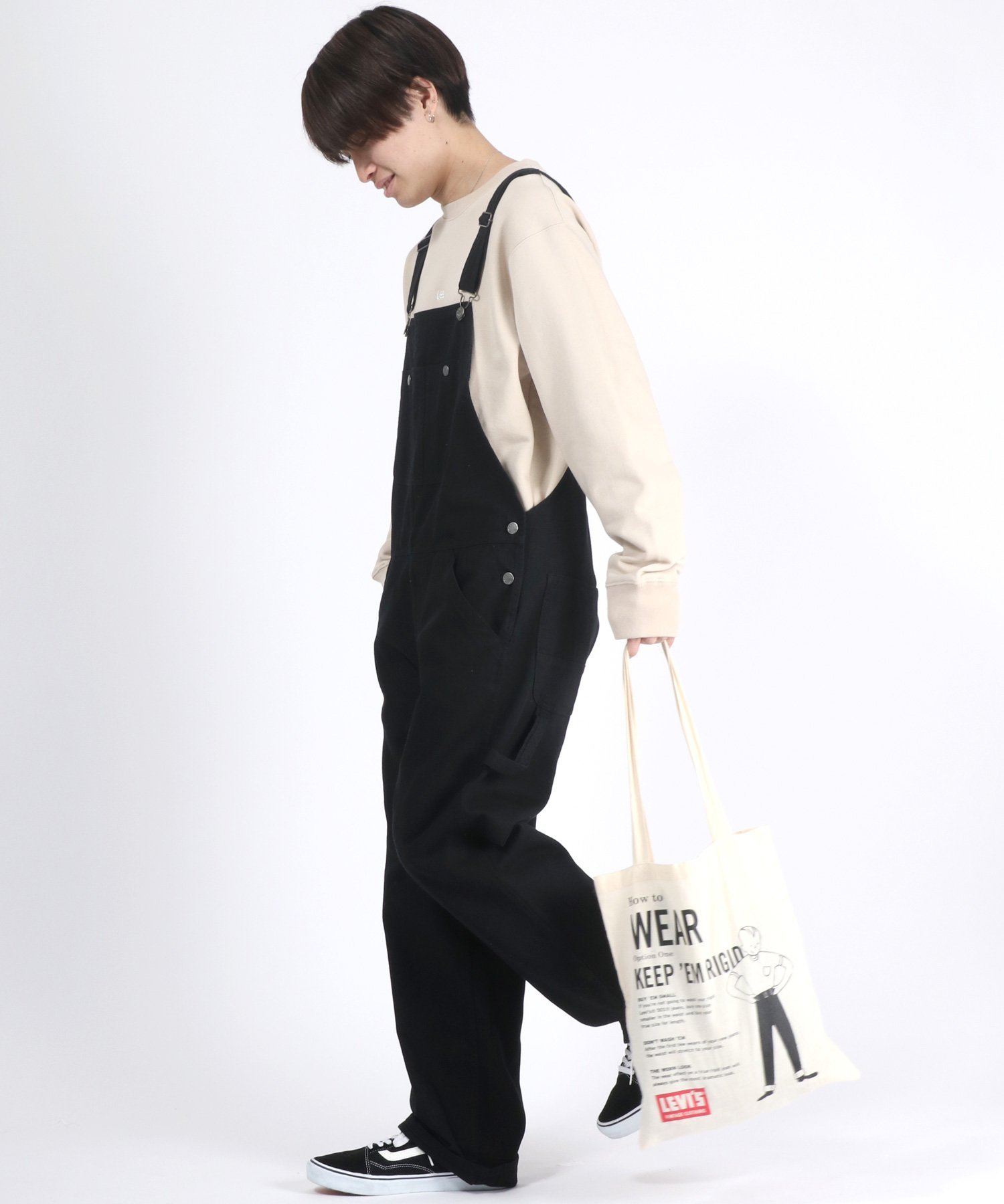 【SALE／3%OFF】Salong hameu オーバーオール サロペット メンズ レディース ユニセックス カラー デニ..