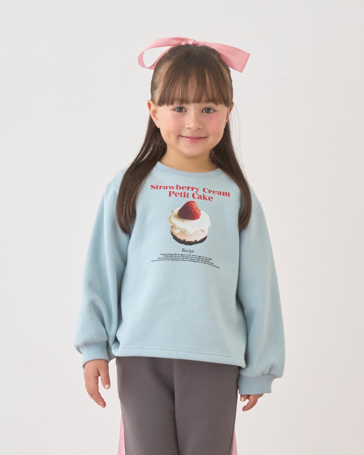 Lycee mine 【Lycee mine バレエシリーズ】【裏起毛】ケーキ転写プリントスウェット ナルミヤオンライ..