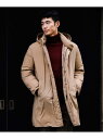 【SALE/50%OFF】a.v.v デタッチャブルフードコート アー・ヴェ・ヴェ コート/ジャケット コート/ジャケットその他 ベージュ ブラック【送料無料】