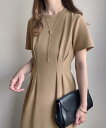 【SALE/70%OFF】JUNOAH タイトワンピース【ペチスカートセット】 ジュノア ワンピース・ドレス ワンピース ベージュ ネイビー ブラック