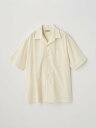 JOHN SMEDLEY コットンシアサッカー ワンピースカラー半袖シャツ|FB272 ジョンスメドレー トップス シャツ・ブラウス ホワイト【送料無料】