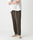 Elura サマ見えリラクシーゆるテーパードパンツ/578319 エルーラ パンツ その他のパンツ グレー ブラック【送料無料】