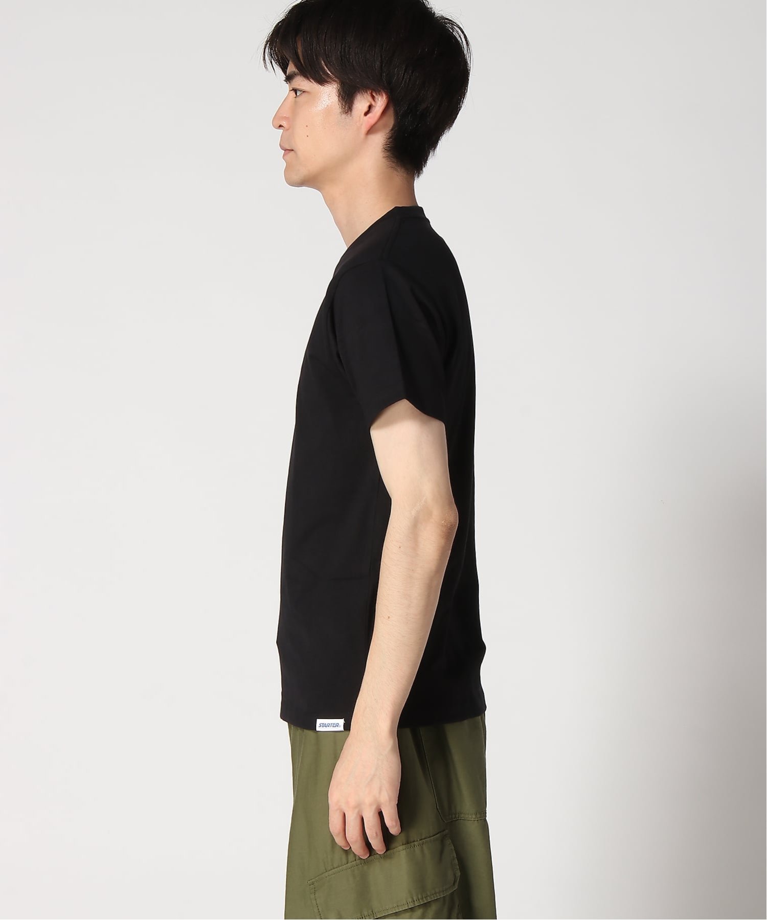 yield 23SS 2PACK セット 半袖 ショートスリーブ Tシャツ イールド トップス カットソー・Tシャツ ブラック