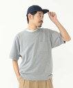 BEAMS PLUS LOOPWHEELER BEAMS PLUS / 別注 Extra Light Short Sleeve Sweat ビームス メン トップス スウェット トレーナー グレー ホワイト【送料無料】