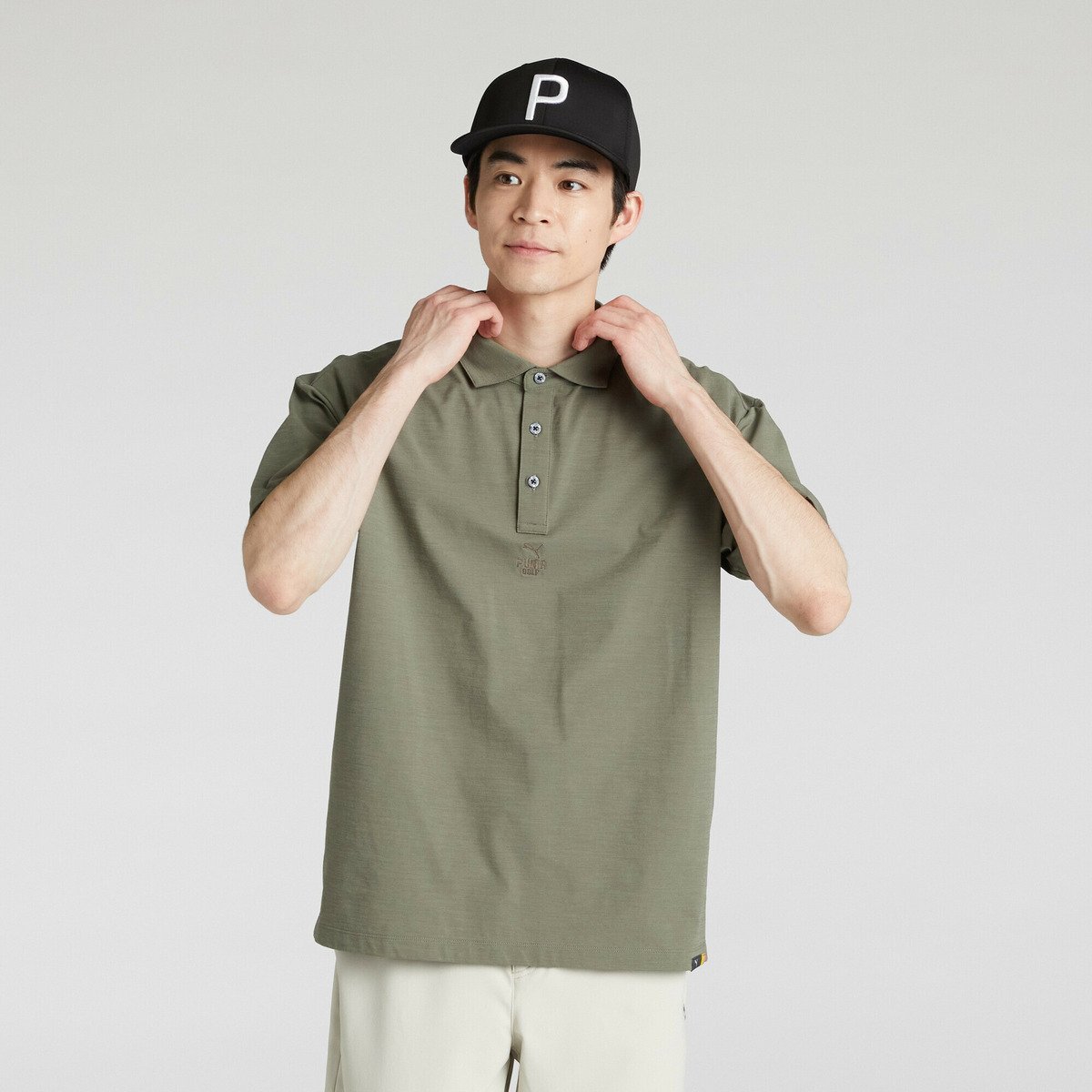 【SALE／30%OFF】PUMA メンズ ゴルフ FOG ソリッド リラックス 半袖 ポロシャツ プーマ トップス ポロ..