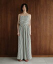 【SALE/10%OFF】EMMEL REFINES <EMMEL REFINES>EM ストライプ キャミワンピース ユナイテッドアローズ グリーンレーベルリラクシング ワンピース・ドレス ワンピース ブラック ベージュ【送料無料】