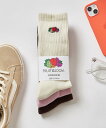 【SALE/16%OFF】FRUIT OF THE LOOM FRUIT OF THE LOOM/3Pゆるリッチェル刺繍ソックス 81008600 セットアップセブン 靴下・レッグウェア 靴下