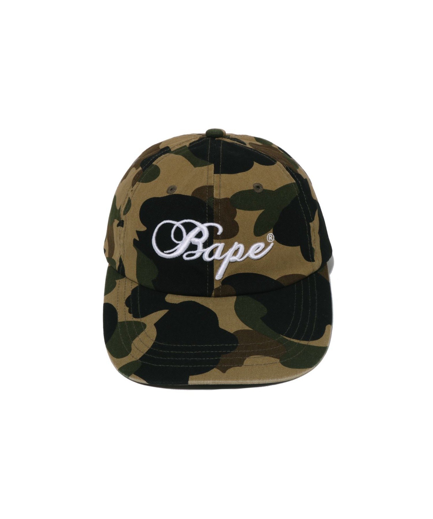 A BATHING APE 1ST CAMO BAPE PANEL CAP ア ベイシング エイプ 帽子 キャップ イエロー グリーン【送料無料】