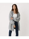 【SALE/20%OFF】AZUL by moussy 《10月24日まで期間限定価格》SWEATTERTOPPERCARDIGAN/スウェッタートッパーカーディガン アズールバイマウジー ニット カーディガン グレー ブラック【送料無料】