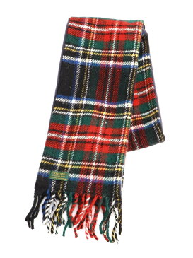 TWEED MILL TWEEDMILL/タータンウラフリースマフラー ヴァンテアン ファッショングッズ マフラー/スヌード ブラック グレー ホワイト ブルー レッド【送料無料】