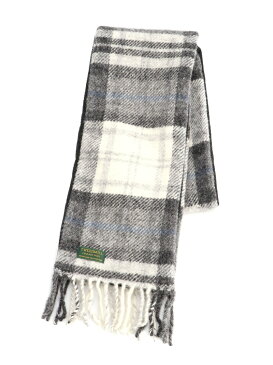 TWEED MILL TWEEDMILL/タータンウラフリースマフラー ヴァンテアン ファッショングッズ マフラー/スヌード ブラック グレー ホワイト ブルー レッド【送料無料】