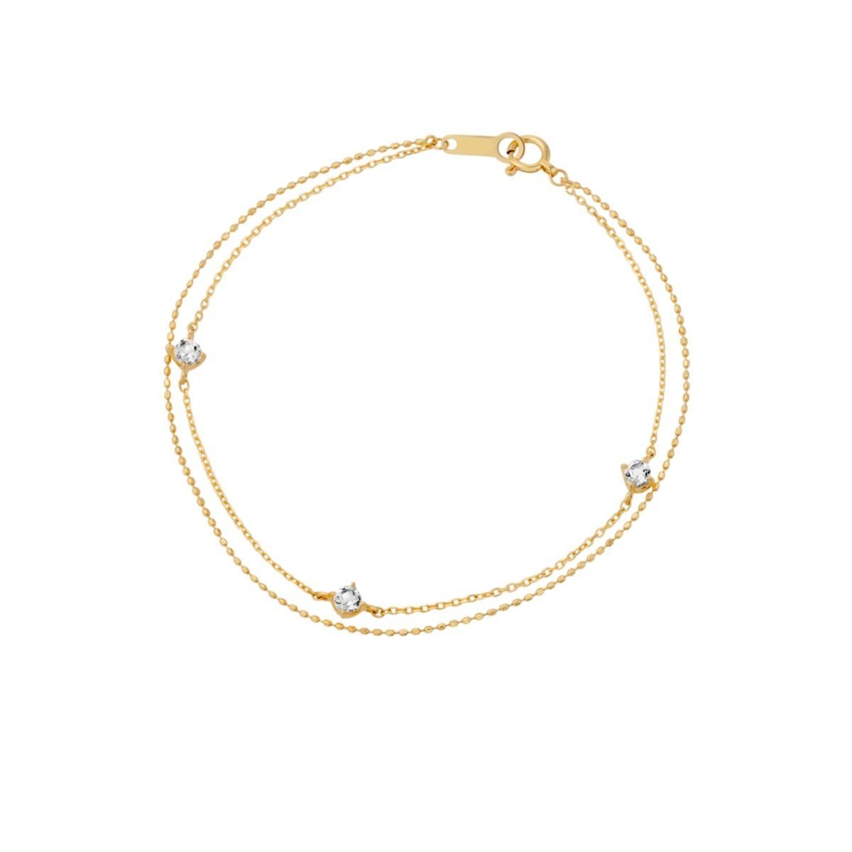 4℃ K10イエローゴールド ブレスレット ヨンドシー アクセサリー・腕時計 ブレスレット・バングル ゴールド【送料無料】