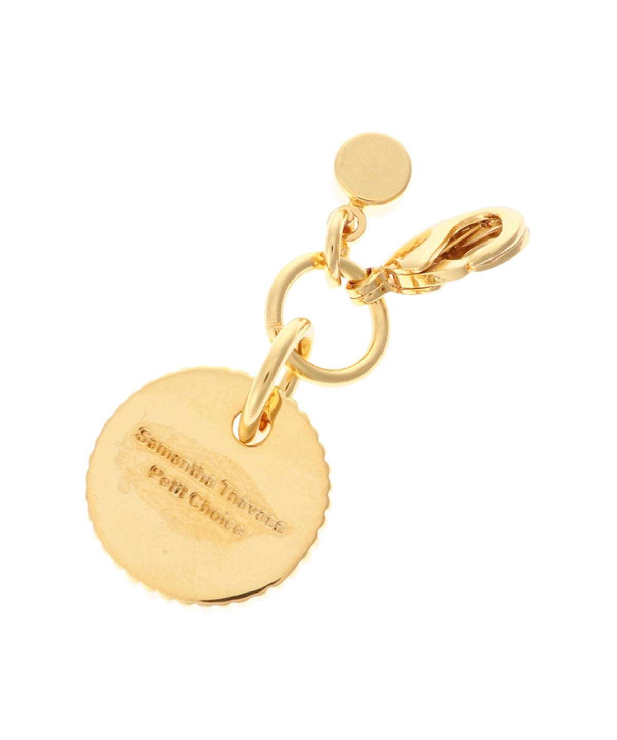 Samantha Thavasa Petit Choice シンプルイニシャルチャーム Z サマンサタバサプチチョイス ファッション雑貨 チャーム・キーチェーン ゴールド