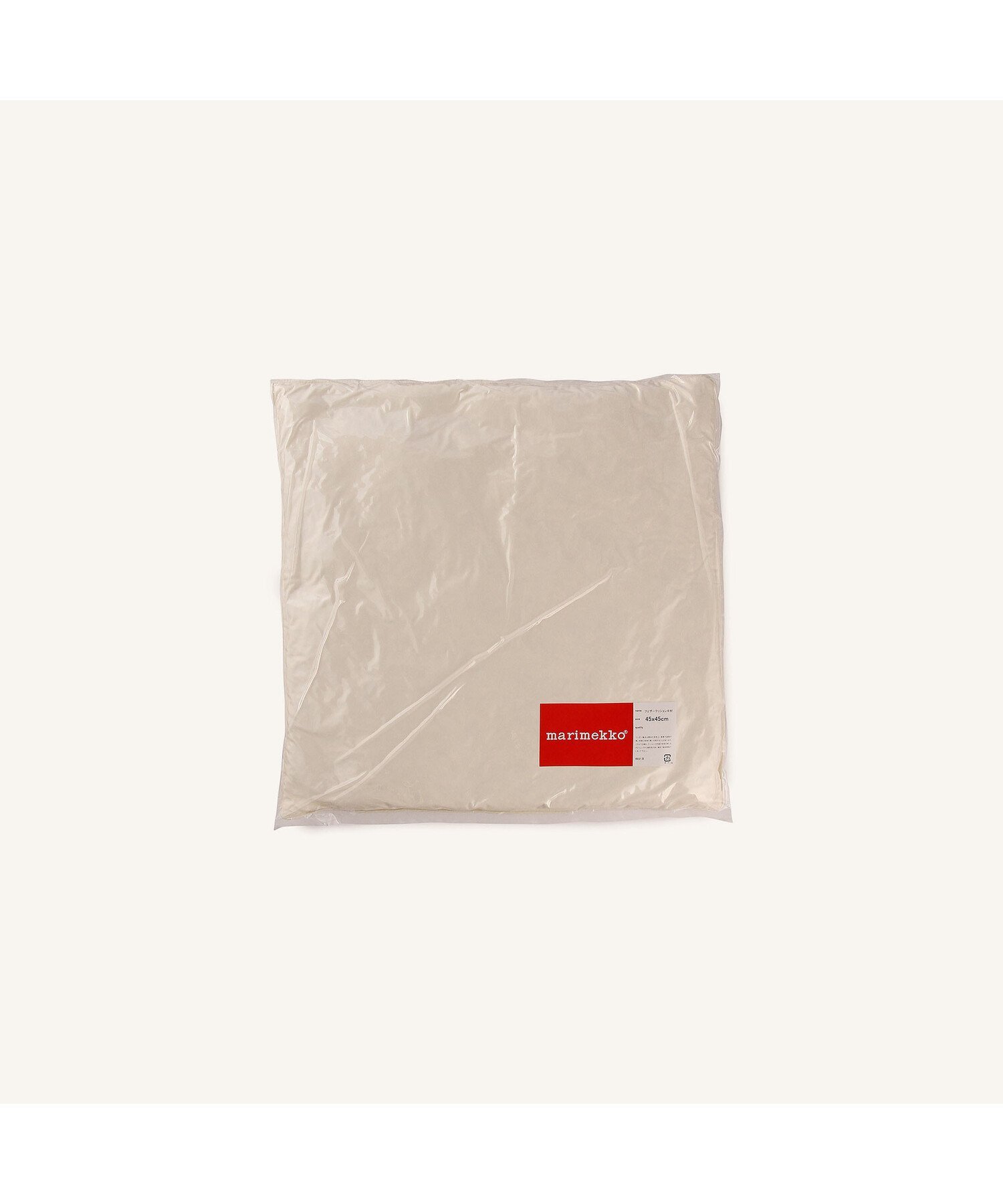 Marimekko インナークッション 45*45 マリメッコ インテリア・生活雑貨 クッション・クッションカバー ホワイト