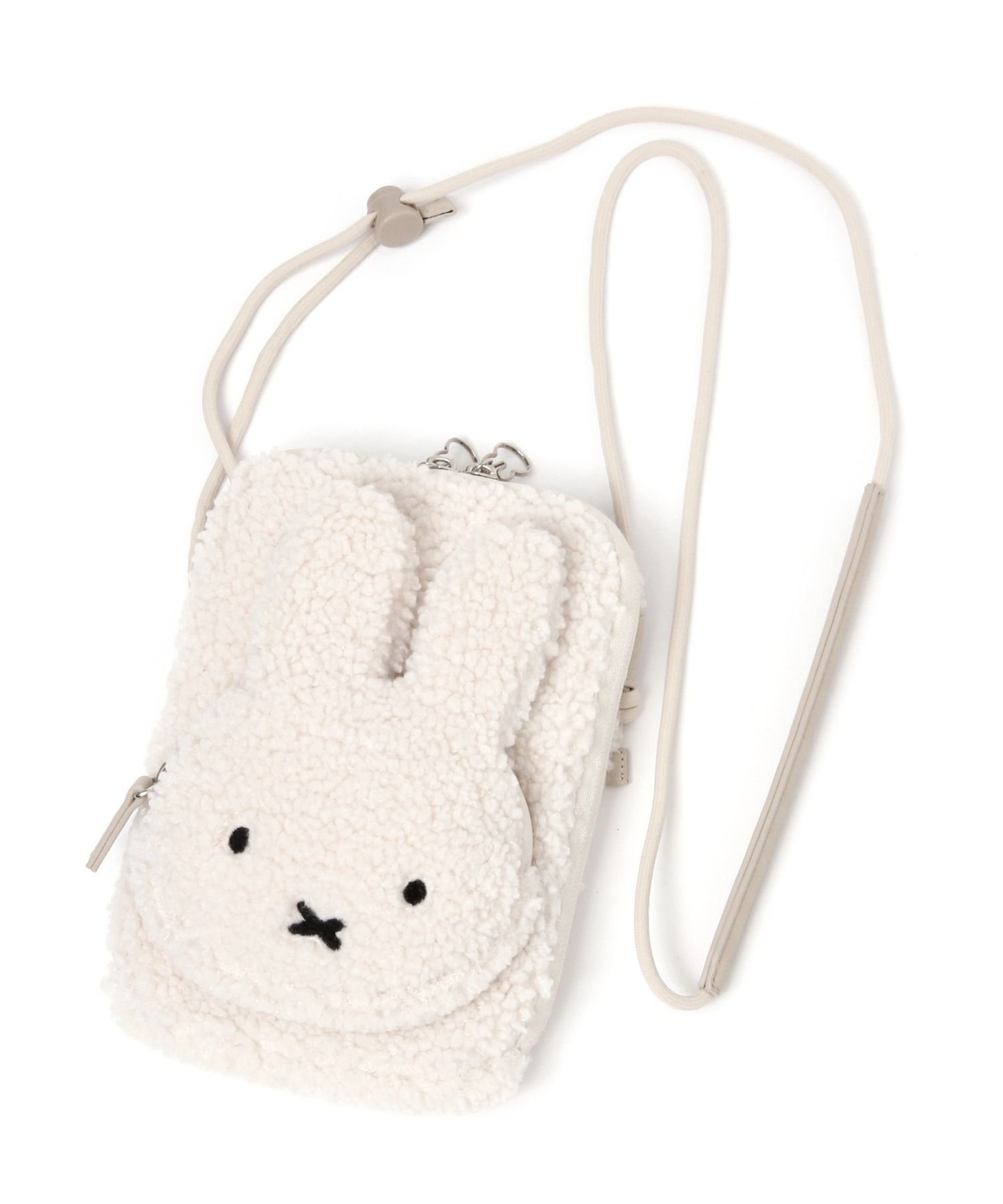 【SALE／20%OFF】studio CLIP (W)DIボアオサイフSD スタディオクリップ バッグ ショルダーバッグ ブラウン ホワイトのサムネイル