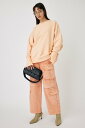 【SALE/60%OFF】MOUSSY LOWRISE CARGO STRAIGHT マウジー パンツ ジーンズ・デニムパンツ ブラック オレンジ【送料無料】