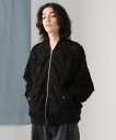 ハレ 洋服 メンズ 【SALE／25%OFF】HARE カットジャガードブルゾン ハレ ジャケット・アウター ブルゾン・ジャンパー ブラック ホワイト【送料無料】