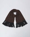 【SALE/40%OFF】SHIPS MEN 【SHIPS別注】STEFANO CAU: リーフモチーフ フリンジ ストール シップス ファッション雑貨 マフラ...