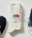 【SALE/16%OFF】FRUIT OF THE LOOM FRUIT OF THE LOOM/3Pローゲージ3*1RIBソックス 81009200 セットアップセブン 靴下・レッグウェア 靴下