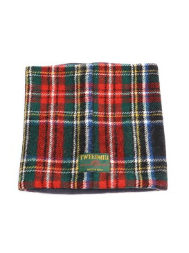 TWEED MILL TWEEDMILL/タータンウラフリーススヌード ヴァンテアン ファッショングッズ マフラー/スヌード ブラック グレー ホワイト ブルー レッド【送料無料】