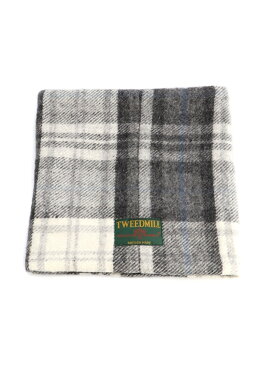 TWEED MILL TWEEDMILL/タータンウラフリーススヌード ヴァンテアン ファッショングッズ マフラー/スヌード ブラック グレー ホワイト ブルー レッド【送料無料】