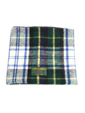 TWEED MILL TWEEDMILL/タータンウラフリーススヌード ヴァンテアン ファッショングッズ マフラー/スヌード ブラック グレー ホワイト ブルー レッド【送料無料】