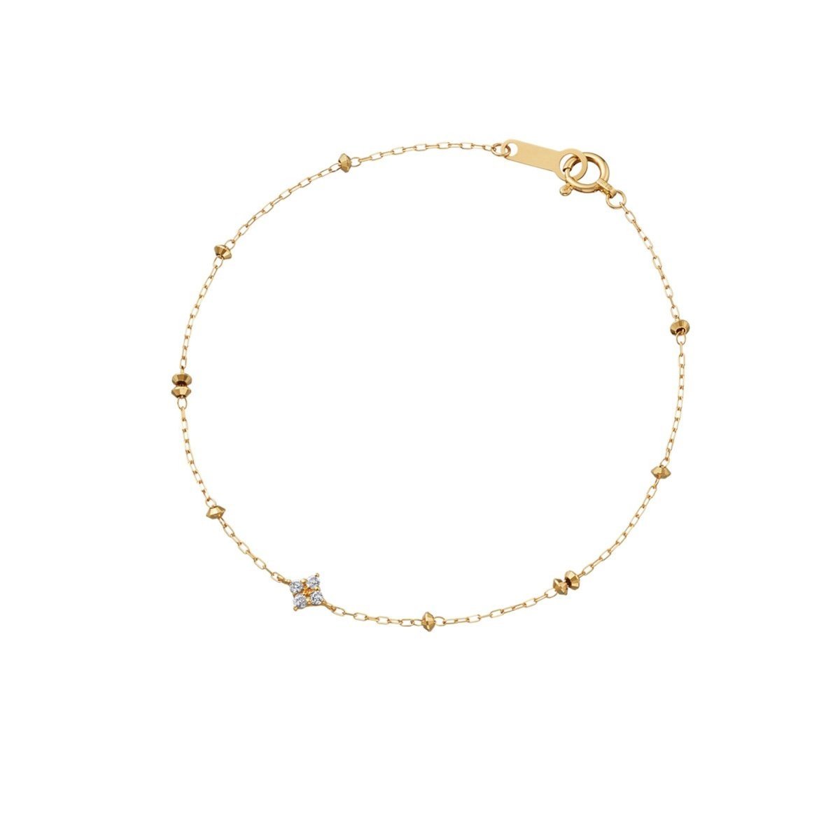 4℃ K18イエローゴールド ブレスレット ヨンドシー アクセサリー・腕時計 ブレスレット・バングル ゴールド【送料無料】