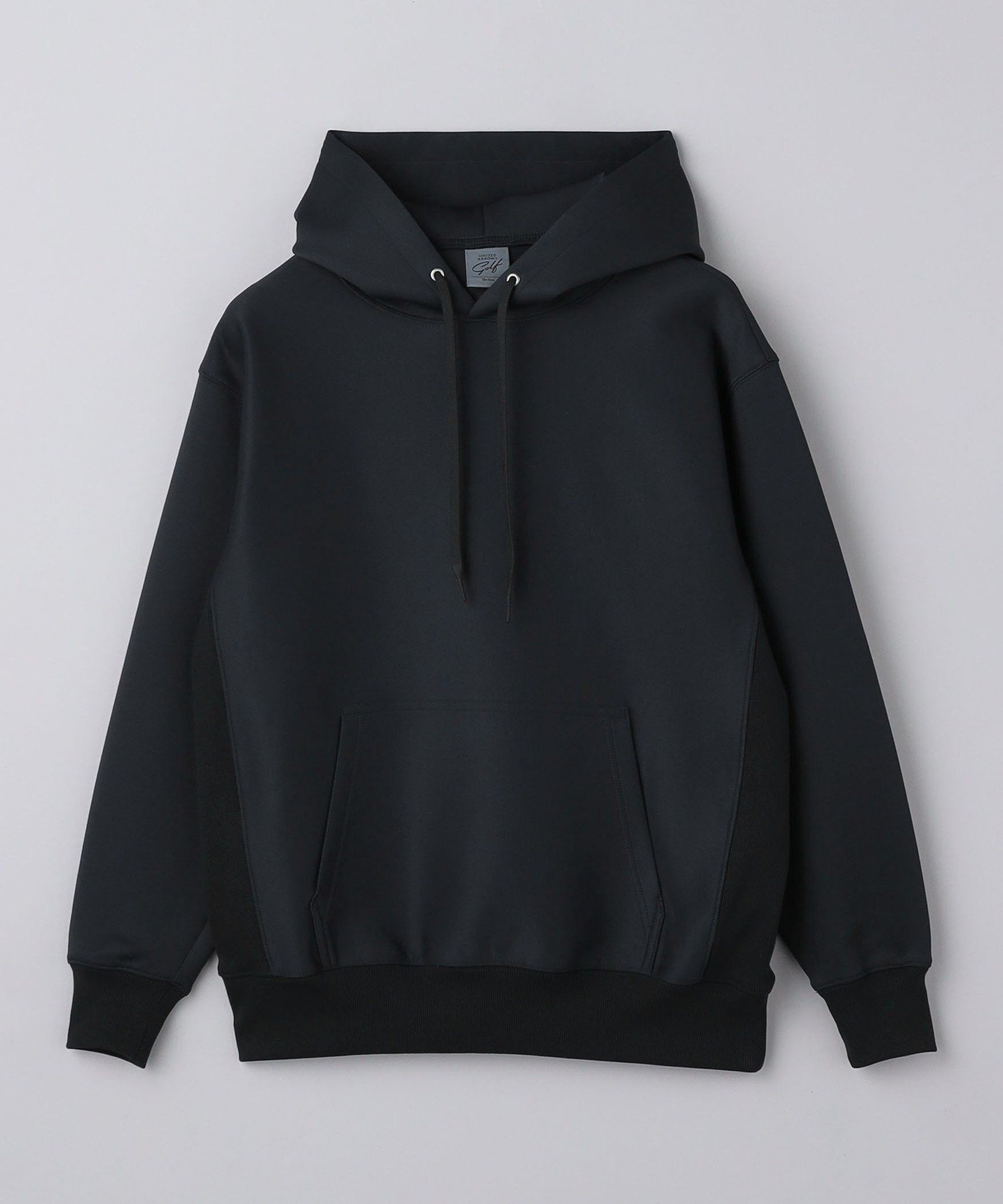 UNITED ARROWS GOLF ユニセックス エンボス パーカー ユナイテッドアローズ スポーツ・アウトドア用品 ゴルフグッズ ブラック【送料無料】