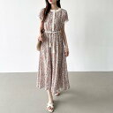 【SALE/24%OFF】COCOMOMO ロングワンピース 配色 エスニック柄 きれいめ フレンチスリーブ 前開き ココモモ ワンピース・ドレス シャツワンピース ブルー レッド ブラック ホワイト【送料無料】