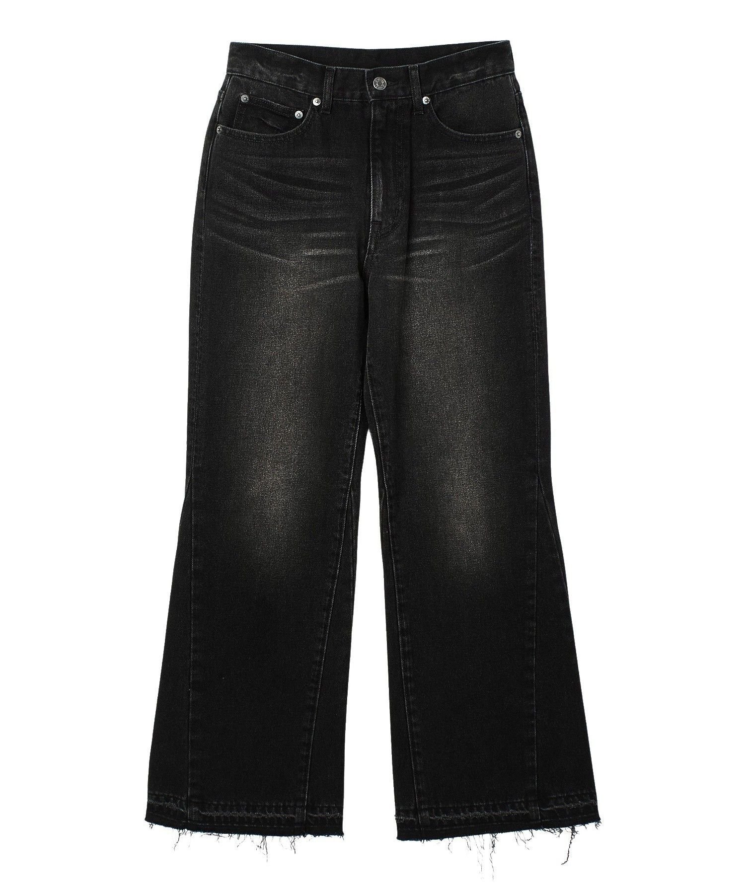 X-girl RELAX FIT DENIM PANTS エックスガール パンツ その他のパンツ ネイビー ブラック