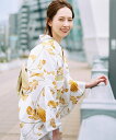 URBAN RESEARCH ROSSO 綿絽ゆかた 唐草 アーバンリサーチロッソ 着物・浴衣・和装小物 浴衣【送料無料】