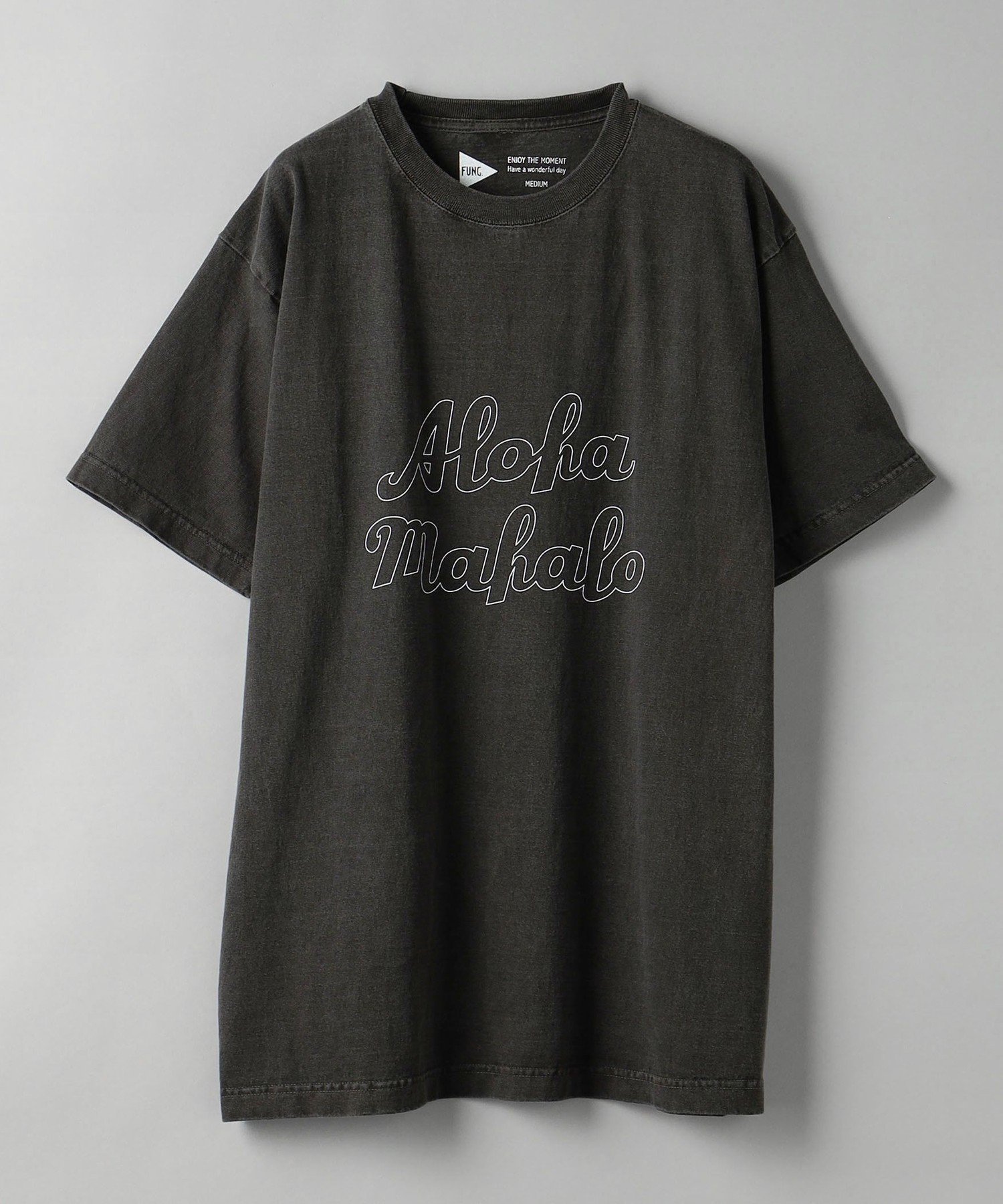 ユナイテッドアローズ 服（父向き） 【SALE／30%OFF】BEAUTY&YOUTH UNITED ARROWS ＜FUNG＞ BIG ALOHAMAHALO TEE/Tシャツ ユナイテッドアローズ アウトレット トップス カットソー・Tシャツ ブラック ホワイト【送料無料】