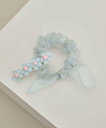 【SALE/50%OFF】ROPE' PICNIC KIDS 【KIDS】フラワーピン*シアーシュシュセット ロペピクニック ヘアアクセサリー ヘアゴム ピンク...