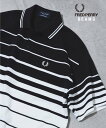 【SALE/30%OFF】BEAMS 【別注】FRED PERRY / リラックス ストライプ ピケ ポロシャツ 25SS 半袖 メンズ ユニセックス ビームス...
