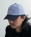 ikka UNIVERSAL OVERALL ユニバーサルオーバーオール ストライプキャップ イッカ 帽子 その他の帽子 ブルー カーキグリーン