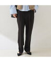 Rouge vif la cle 【セットアップ対応】【3サイズ展開】ストレッチダブルクロステーパードパンツ【予約 ルージュ・ヴィフ ラクレ パンツ その他のパンツ ブラック【送料無料】