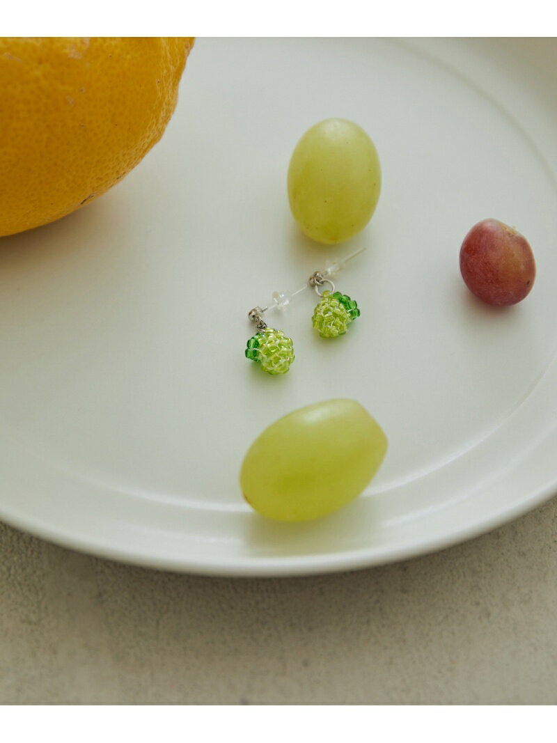 【SALE／40%OFF】SALON adam et rope' 【parlor for SALON】フルーツビーズピアス サロン アダム エ ロペ アクセサリー・腕時計 ピアス イエロー オレンジ ピンク グリーン