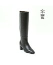 【SALE/40%OFF】Au BANNISTER 【スノーソール】ストレートラインミドルヒールロングブーツ オゥ・バニスター シューズ・靴 ブーツ ブラック ...