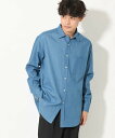 【SALE/40%OFF】a.v.v ワイドシルエットデニムシャツ アー・ヴェ・ヴェ トップス シャツ・ブラウス ブルー ネイビー【送料無料】