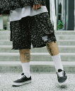 Subciety LEOPARD CARGO SHORTS サブサエティ パンツ カーゴパンツ ブラック ベージュ【送料無料】