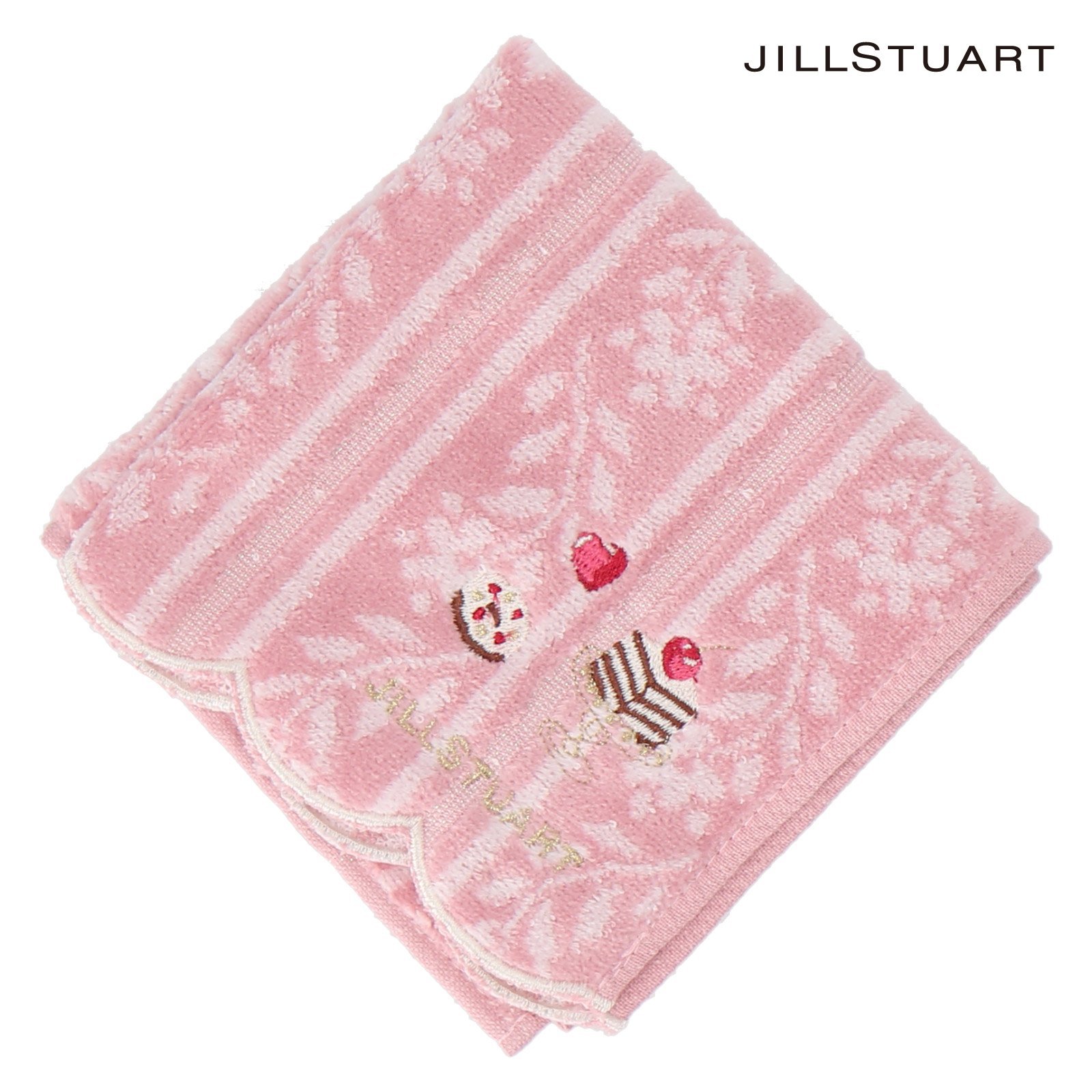 ジルスチュアート JILL STUART JILL STUART(ジルスチュアート) タオルハンカチ インターモードカワベ ファッション雑貨 ハンカチ・ハンドタオル レッド