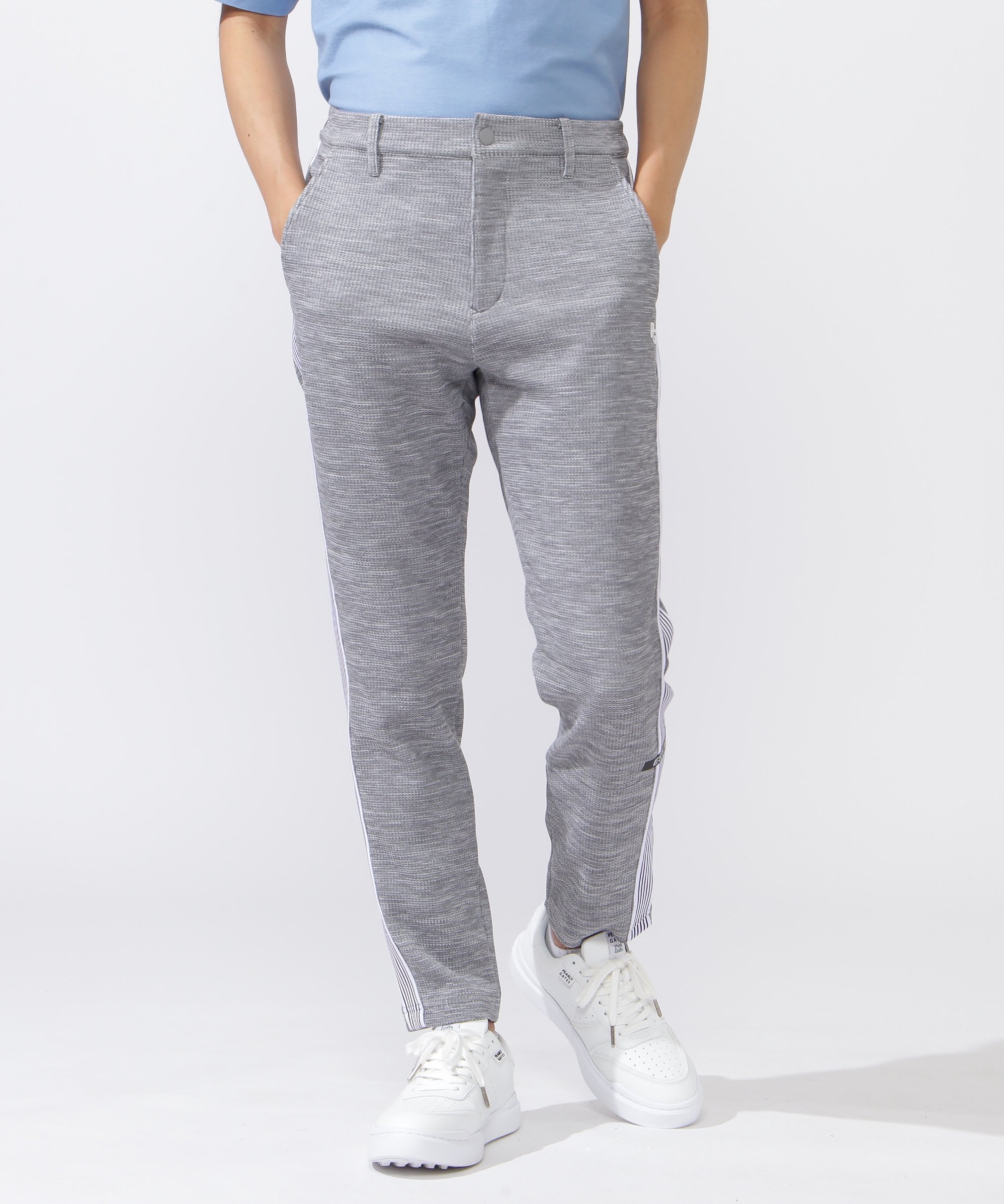 PEARLY GATES TEDBRID 杢ワッフルパンツ パーリーゲイツ パンツ その他のパンツ グレー ネイビー【送料無料】